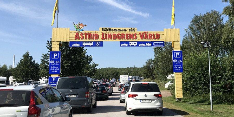 L’ingresso stradale dell’Astrid Lindgrens World